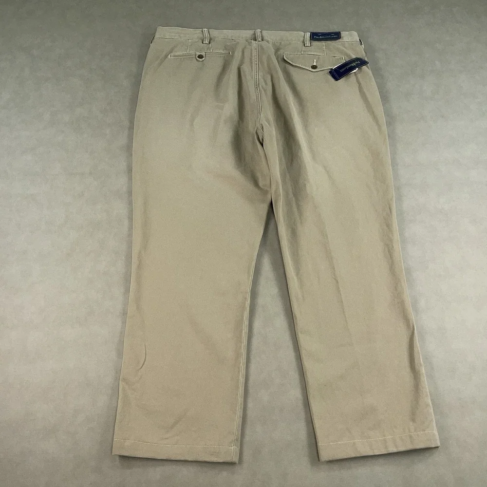 Polo Ralph Lauren SLIM GI FIT Pants Men's 42x30 Tan Chino $89 (Fits 42x28) NWT‎